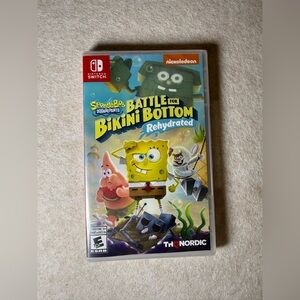 Nintendo Switch SpongeBob SquarePants: Battle for Bikini Bottom Rehydrated NWT